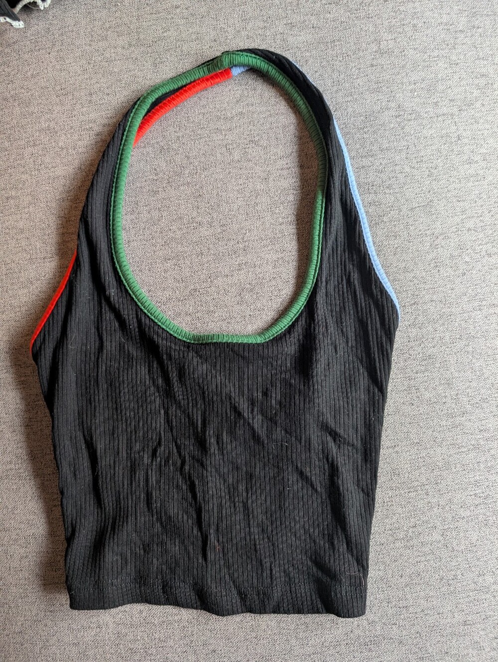 FBC Colorful Hem Halter Top